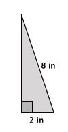 7. What is the length of the unknown side of the right triangle shown below? Show your work, and answer in a Let represent the unknown length of the triangle.