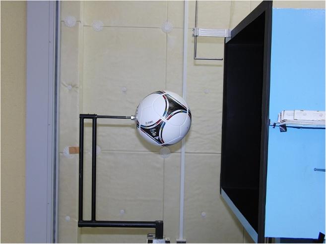 Four full-sized official FIFA soccer balls were tested: the conventional balls the Adidas Roteiro (smooth surface with 32 pentagonal and hexagonal panels, used at UEFA Euro 2004), the Adidas