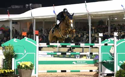 WEEK 4 February 3-7, 2016 Todd Minikus Makes It Two Grand Prix Wins in a Row EDITOR: JENNIFER WOOD Hunter Competition Continues During WEF 3 Todd Minikus and Babalou 41 were last in the jump-off to