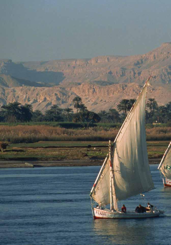 Chapter 1 Rivers Bring Life to Farms and Cities The Nile River Hey, over here! A young boy waves to you with a smile. He invites you to join him on his small sailboat. I can show you the Nile River!