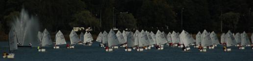 and the Finlandia hall with plenty of coaches in RIBs guiding the small sailors around the short courses The morning is spent sailing with a snack lunch ashore between the two races