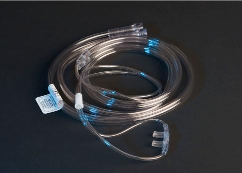 1.3.1 Dual Lumen Cannula Use The Dual Lumen Cannula (See Figure 14) is for use with the PreciseFlow Oxygen Conserver only, and should not be used with other breathing equipment.