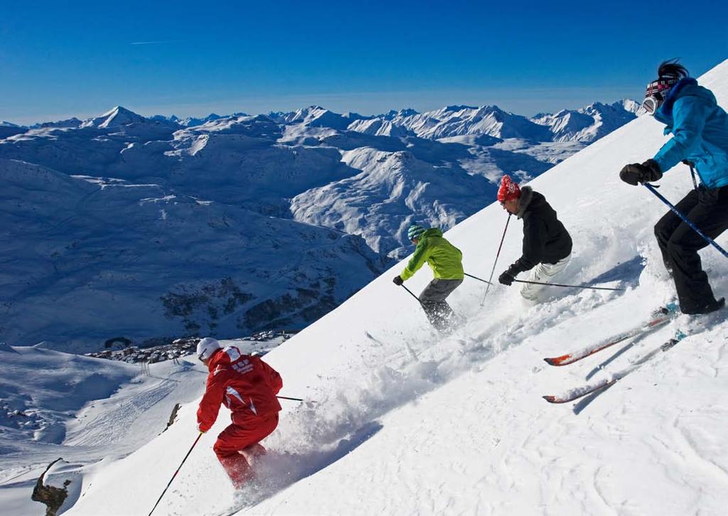 3 Valleys ski facts 3230 m Top elevation 5 1300 m Base elevation 650 km Skiable area 183 No of