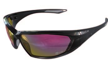 RANGER is available in smoke, polarized and red flash.