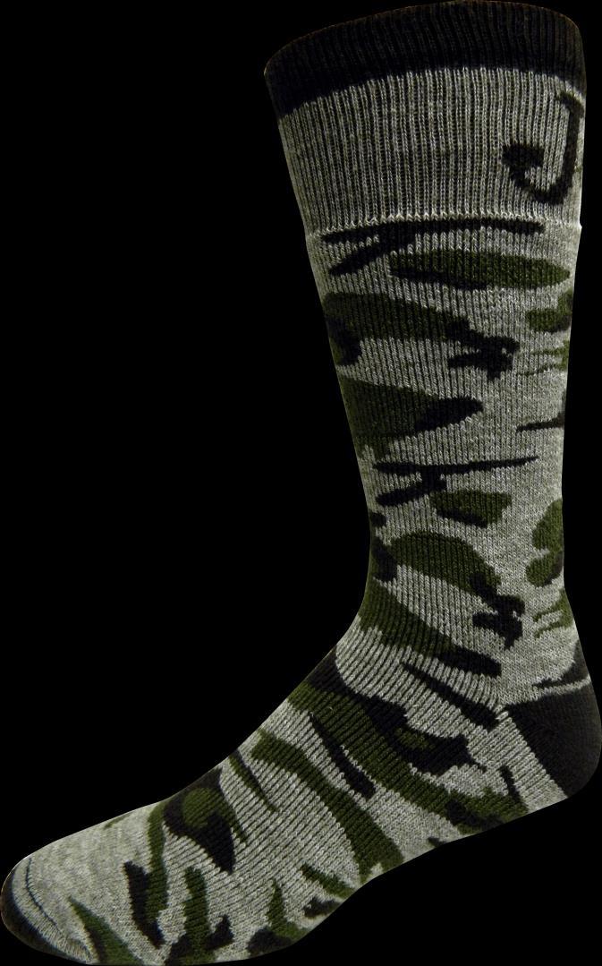 SOX95 Justin Merino Wool Camo Boot Sock pair pack 68% acrylic, % wool, % polyester, % nylon, % spandex Fall 0 Merino wool for natural