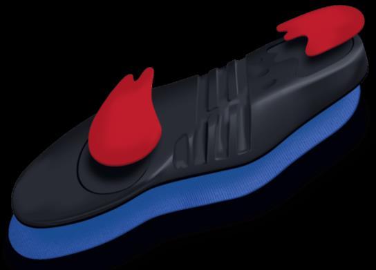 SOX96 Justin Performance Comfort Insole Fall 0 Maximum performance cushioning. Superior cushion for heel and forefoot areas. Airflow channels move warm air out and draws cooler air in.