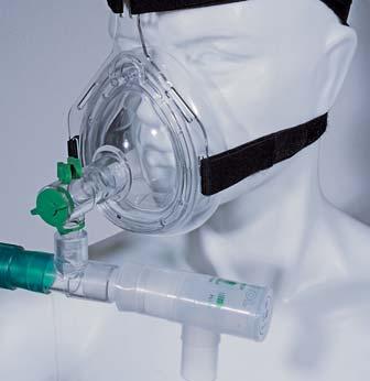 Each mask is provided with an anti-suffocation valve in case of lack of flow.