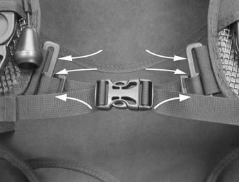 The chest strap should feel comfortable across the chest; it should not be overtightened so that it feels restrictive.