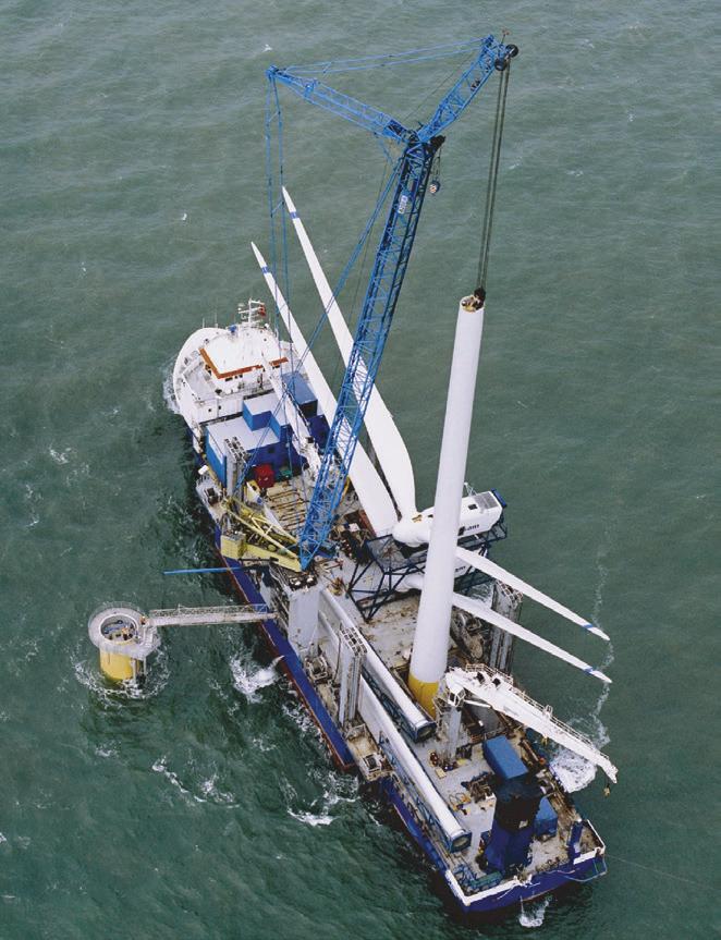 Nobody knows more about offshore wind installation and service United Kingdom Gunfleet Sands Offshore Wind Farm (2009-2010) SEA WORKER - Transport and installation of 19 out of 48 Siemens 3.