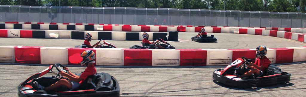 Kart racing + GUIDED TOUR Activity programme: 10:30 10:30 10:45 10:45 11:45 12:00 13:00 13:15 14:15 Arrival at the Circuit Briefing Guided tour G.P. Karts Lunch.