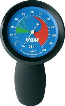 allows sensitive adjustment of the desired cuff pressure REF 54-03-001 Pediatric Ø 50 mm scale, with hook, pressure