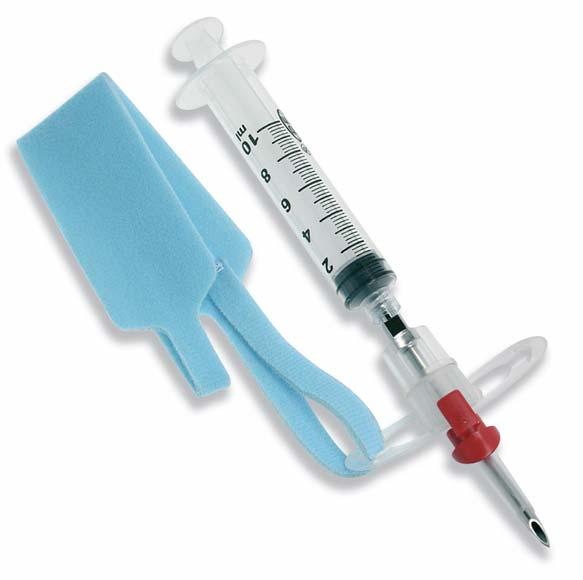 grinded needle tip makes prior incision via scalpel unnecessary and reduces the risk of bleeding - Stopper prevents needle from being inserted too deep to reduce the risk of posterior tracheal wall