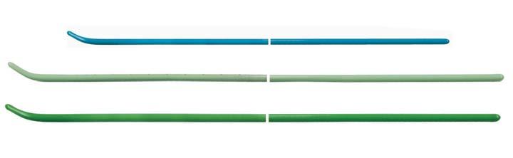 Tube Exchangers and Introducers Rivier Introducer Airways (RIA) for difficult intubation and tube exchange, with lumen for oxygenation Length: 83 cm, sterile, material: PVC, for single use with