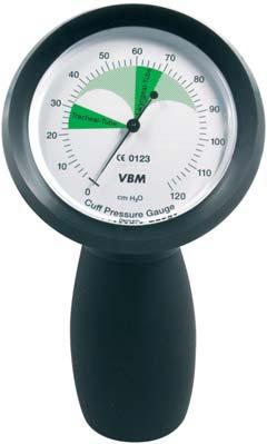 Laryngeal Tubes Cuff Pressure Gauge Universal for elective cases Scale has two green ranges