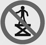 DO NOT secure by hand alone, use securing straps where necessary. 7. Always apply the brakes before lifting or lowering, when the lift is left unattended, or when stationary on an incline. 8.
