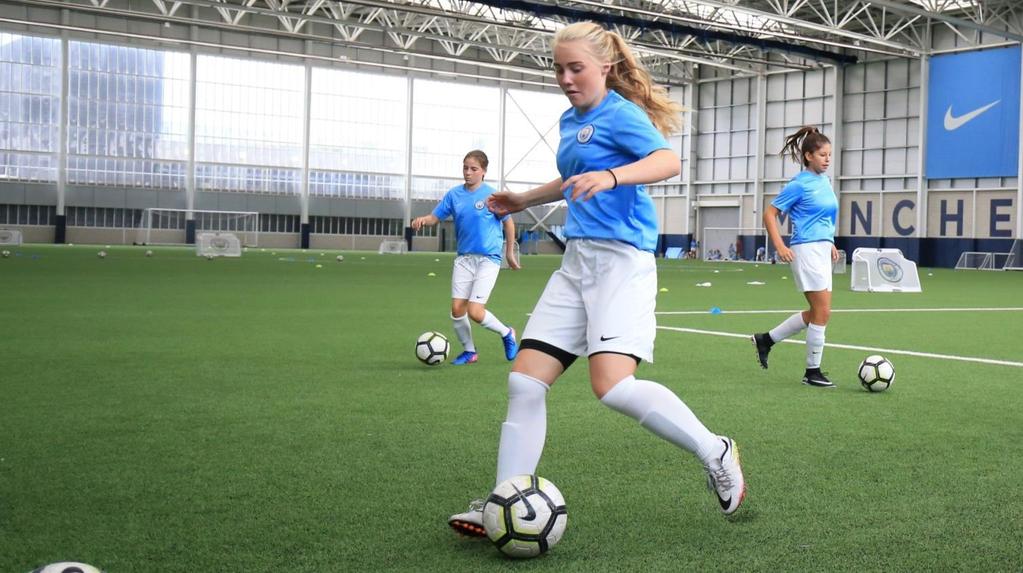 PLAY BEAUTIFUL FOOTBALL 30 hours of football training Delivered by City Football Schools coaches who are trained in the philosophy and methodology of the Club, players will gain