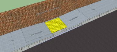 Narrow footway treatment. Page 7 & 8 shows how footways could possibly be used and should be upgraded.