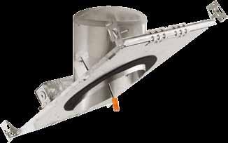 6 Dedicated LED Super Sloped Ceiling IC Housing 6 IC Airtight Single Wall New Construction Can be used in insulated ceilings. Fits in 2" x 8" joist construction.