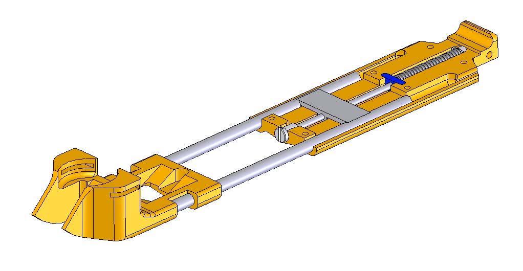 Figure 56 Underfoot frame assembly frame, particularly near the pivot, in order to minimise the chance of this happening.
