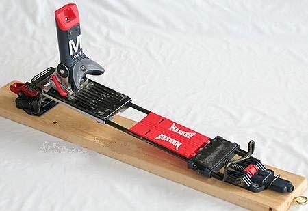 modern AT bindings where bending the ski can cause the binding to change modes while skiing.