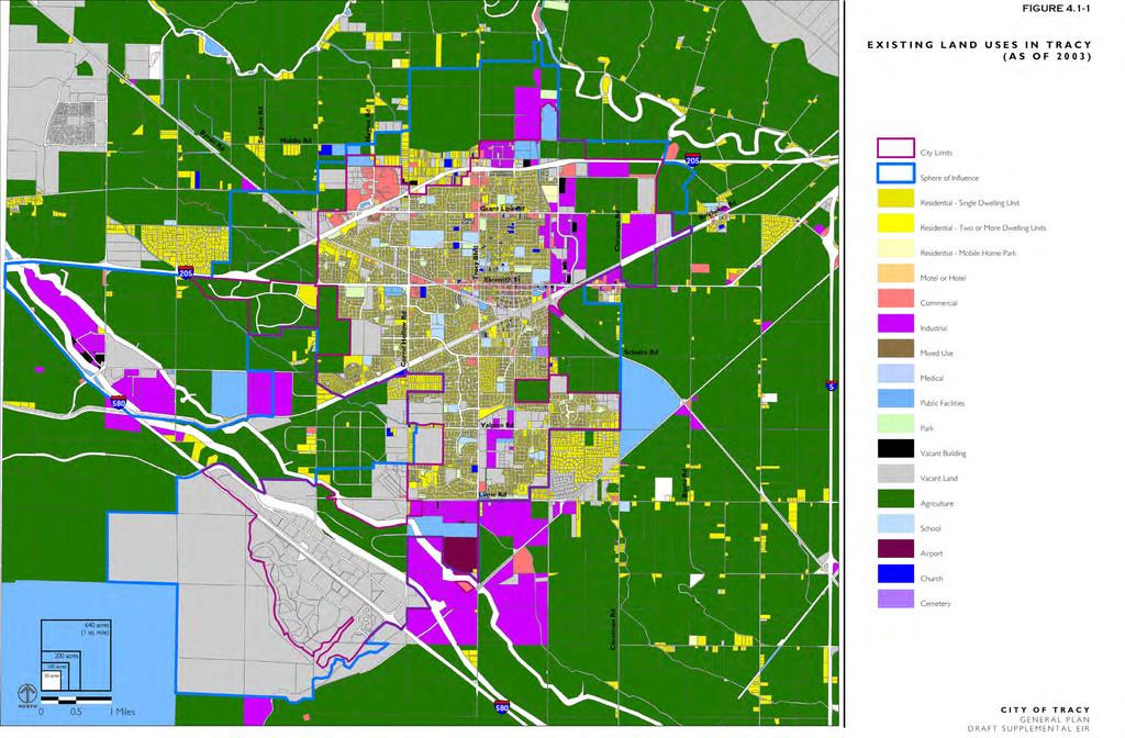 Source: City of Tracy General Plan EIR 2004 North 06.27.