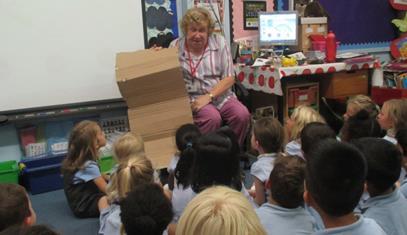 Mrs Hayes talked all about how Poppy was growing and changing since being born and the things she liked to do currently.