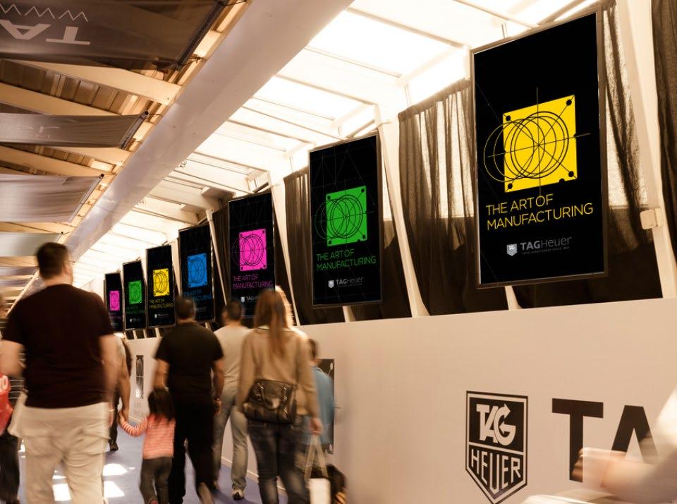 Walk Through Branding Zone 1 A 100 meters hallway, exclusively dedicated to your brand.