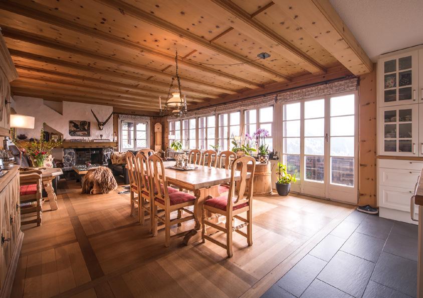 Property Ahorn is a stunning family chalet located in a picturesque position above Wengen.