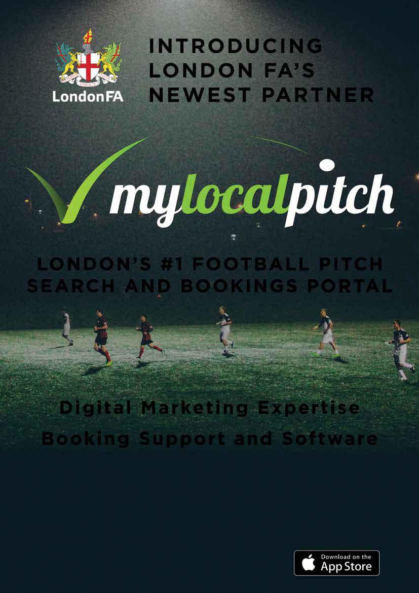 INTRODUCING LONDON FA S NEWEST PARTNER LONDON S #1 FOOTBALL PITCH SEARCH