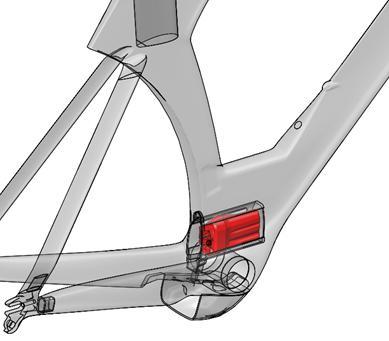 Hidden Pocket The P5 is integrated for Di2 installation, including internal cables and battery completely hidden inside the frame s hidden pocket.