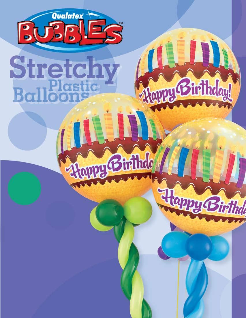 Experience a whole new category of balloons! The Qualatex Bubble Balloon isn t latex or foil it s made of see-through, stretchy plastic.