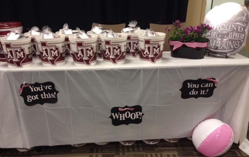 Fort Worth / T arrant County Aggie M oms Club Popcorn buckets