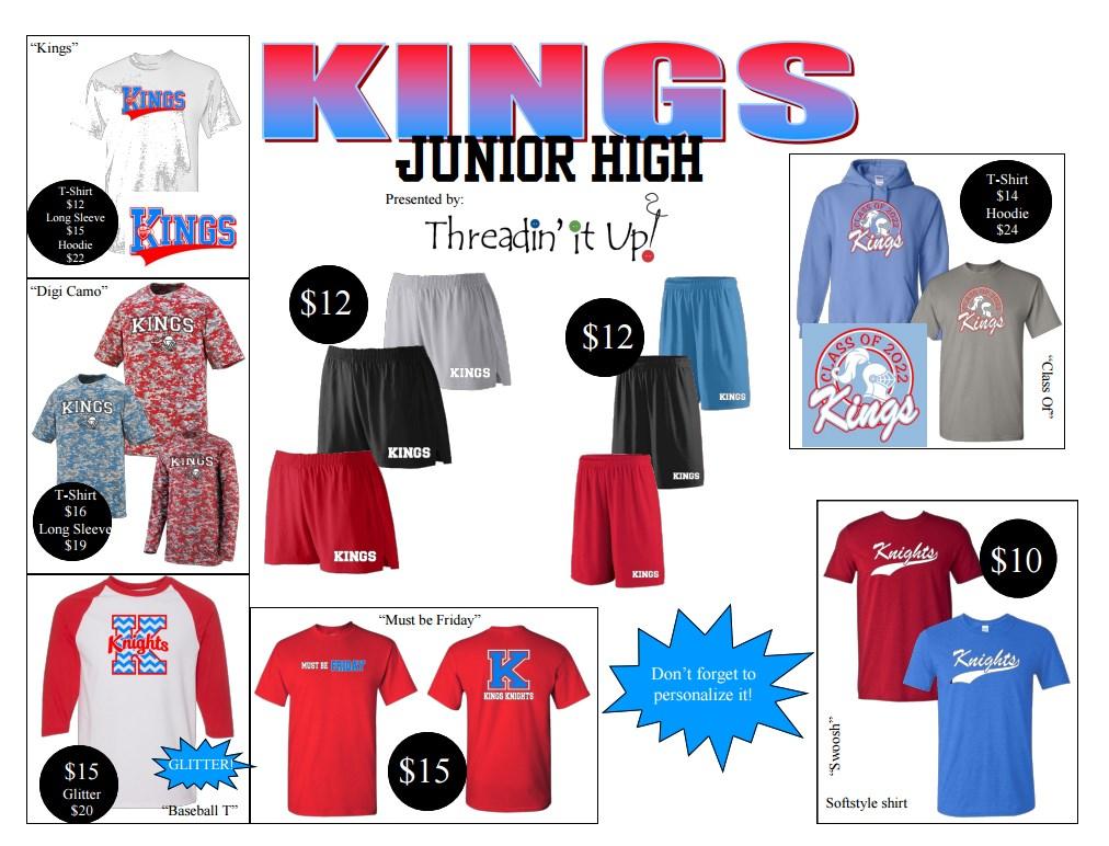 From KJH PTO Spiritwear Sale!!!!! Flyers will be coming home soon! They can also be access below or on the KJH webpage under the PTO tab.