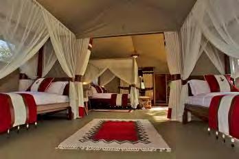 MARA BUSH CAMP (Private Wing) Your extra special Out of Africa experience The Mara Bush Camp (Private) boasts one of the best and most spectacular locations