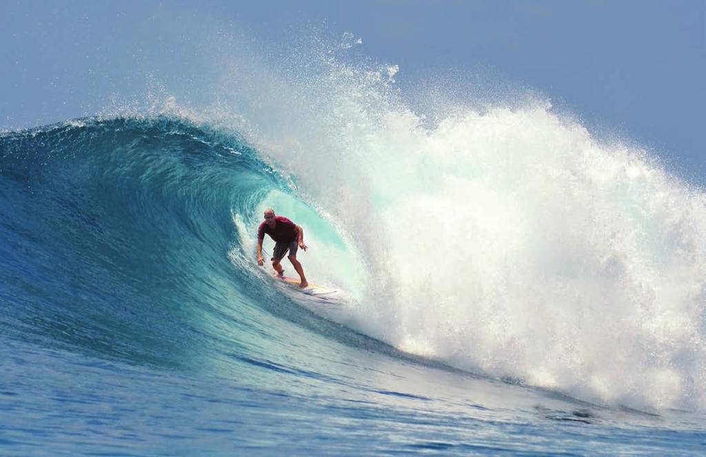 Surfing in the Baa Atoll Discover the beautiful Maldivian waters with a surf trip to one of more than 11 different locations in the Baa Atoll.