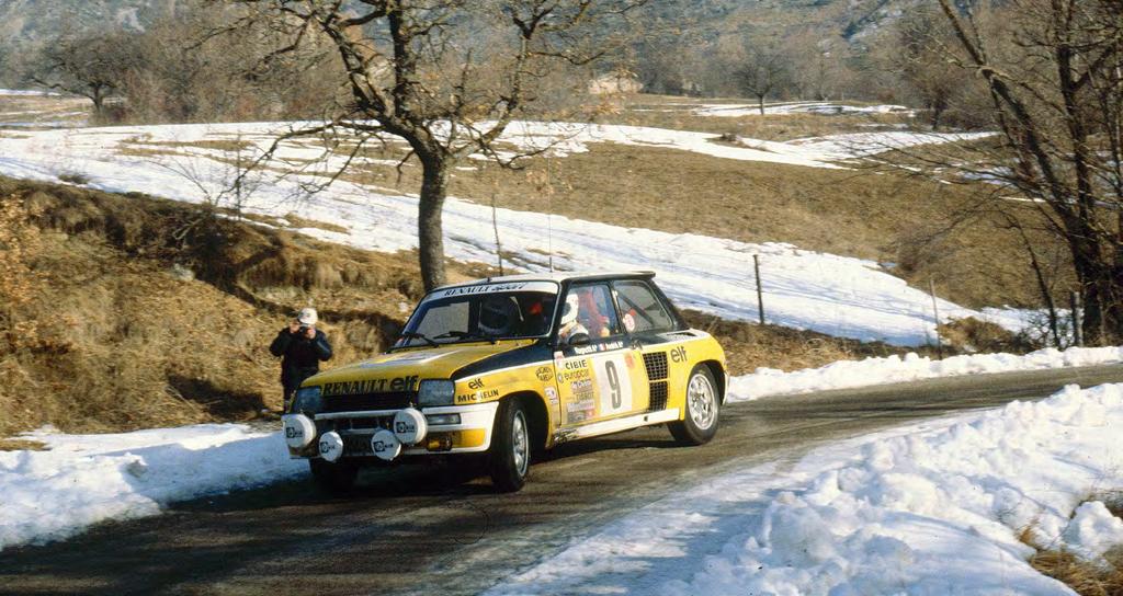 Rallying to victory In addition to circuit-based activities, Renault remained committed to rallying.