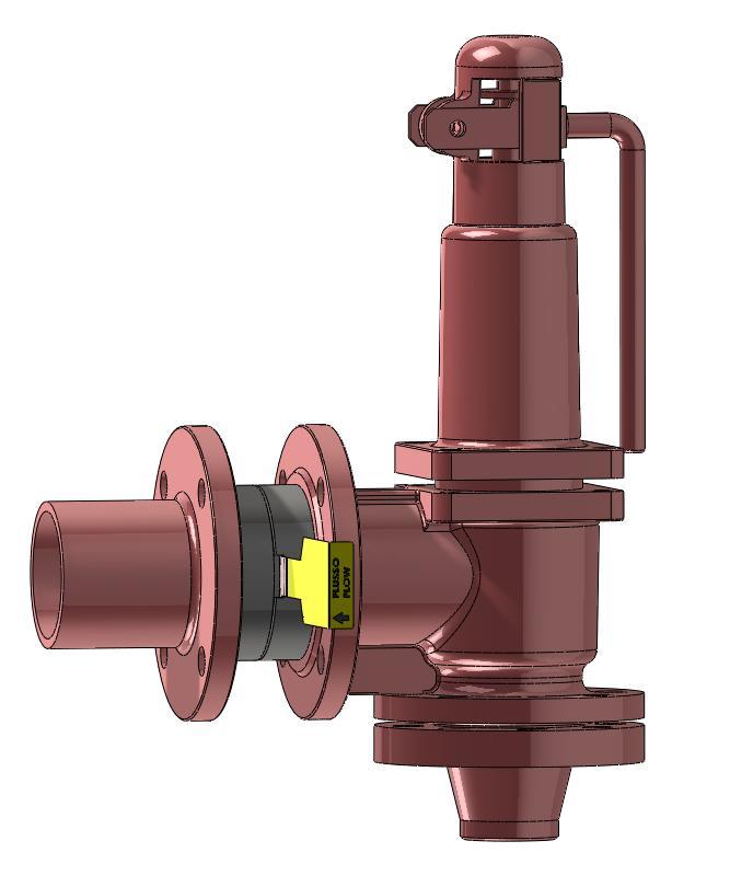gas tanks) Downstream, useful for protecting the valve from corrosive fluids that may be present in the discharge