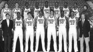 86-87 Review RECORD The Suns opened the season with Larry Nance and Ed Pinckney at forward, Alvan Adams at center and Walter Davis and Jay Humphries at guard.