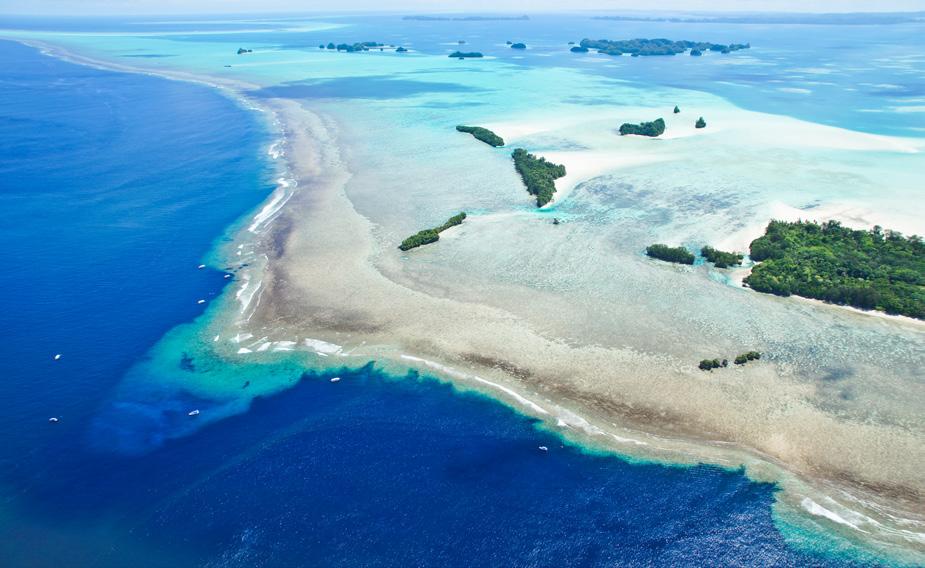 KOROR Palau s economic and commercial hub of Koror comprises Koror Island and its two satellite islands, Malakal and Ngerkebesang.