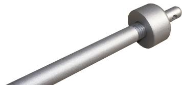 In shaft and nut threads are made for better holding (galvanized and stainless