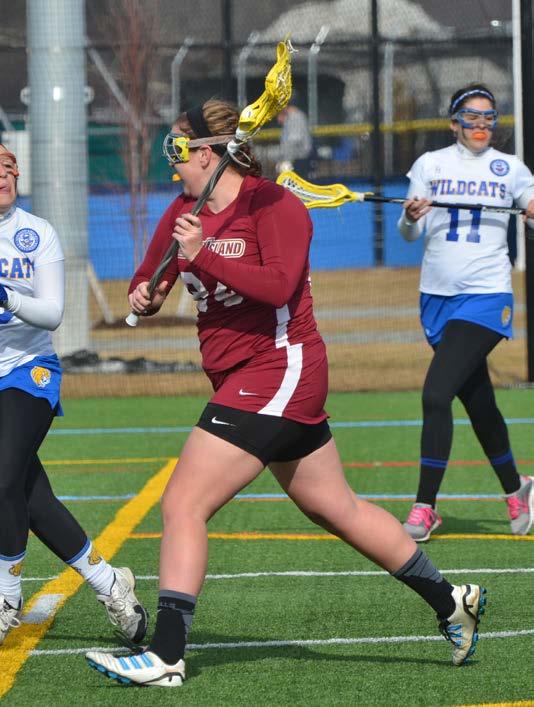..registered a season-high six ground balls against Worcester State on April 21, while tallying a season-high four caused turnovers on two occasions.