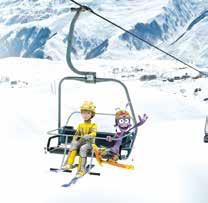 Advice for the correct use of ski lifts If a ski lift should stop, wait calmly until it starts up again.