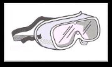 Goggles: Vinyl framed goggles of soft pliable body design provide adequate eye protection from many hazards.