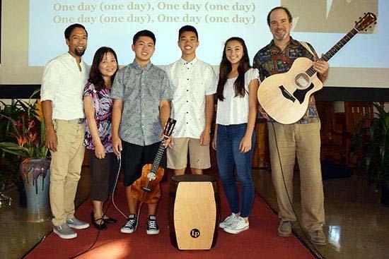 Our faculty musicians included Dr. Borick on guitar, Mr. Manny Dayao on piano, and Ms.
