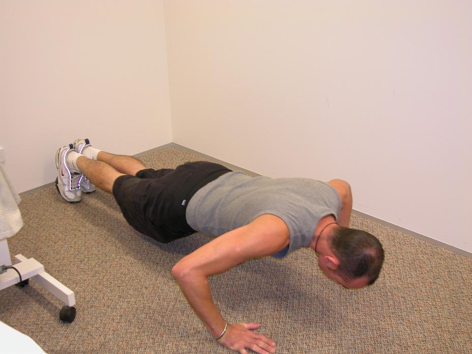 THIS FINAL SERIES OF EXERCISES ARE OPTIONAL 4. Push ups 5.