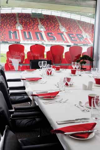 CORPORATE & CONFERENCING AT THOMOND PARK STADIUM Thomond Park Stadium offers a comprehensive range of modern conference and hospitality facilities.