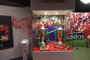 The spectacularly interactive museum showcases the proud heritage of Munster Rugby and features an impressive range of memorabilia.