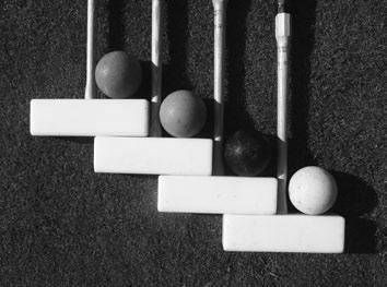 Unless there is a scheduled activity, croquet courts can be booked for: Monday through Thursday 10:00-4:00 pm Saturday, Sunday and Holidays 10:00 am - 12:00 pm ASSOCIATION RULES CROQUET Association