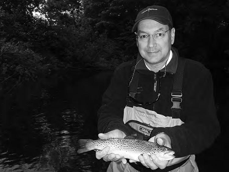 FLY FISHING FAIRFIELD COUNTY A better than average stocked brown trout from the Norwalk river. On small, softaction rods and light line, these trout put up a great fight.