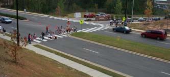 Pedestrian and Bicycle Guidelines Provide safe crosswalks with crossing guards Do you